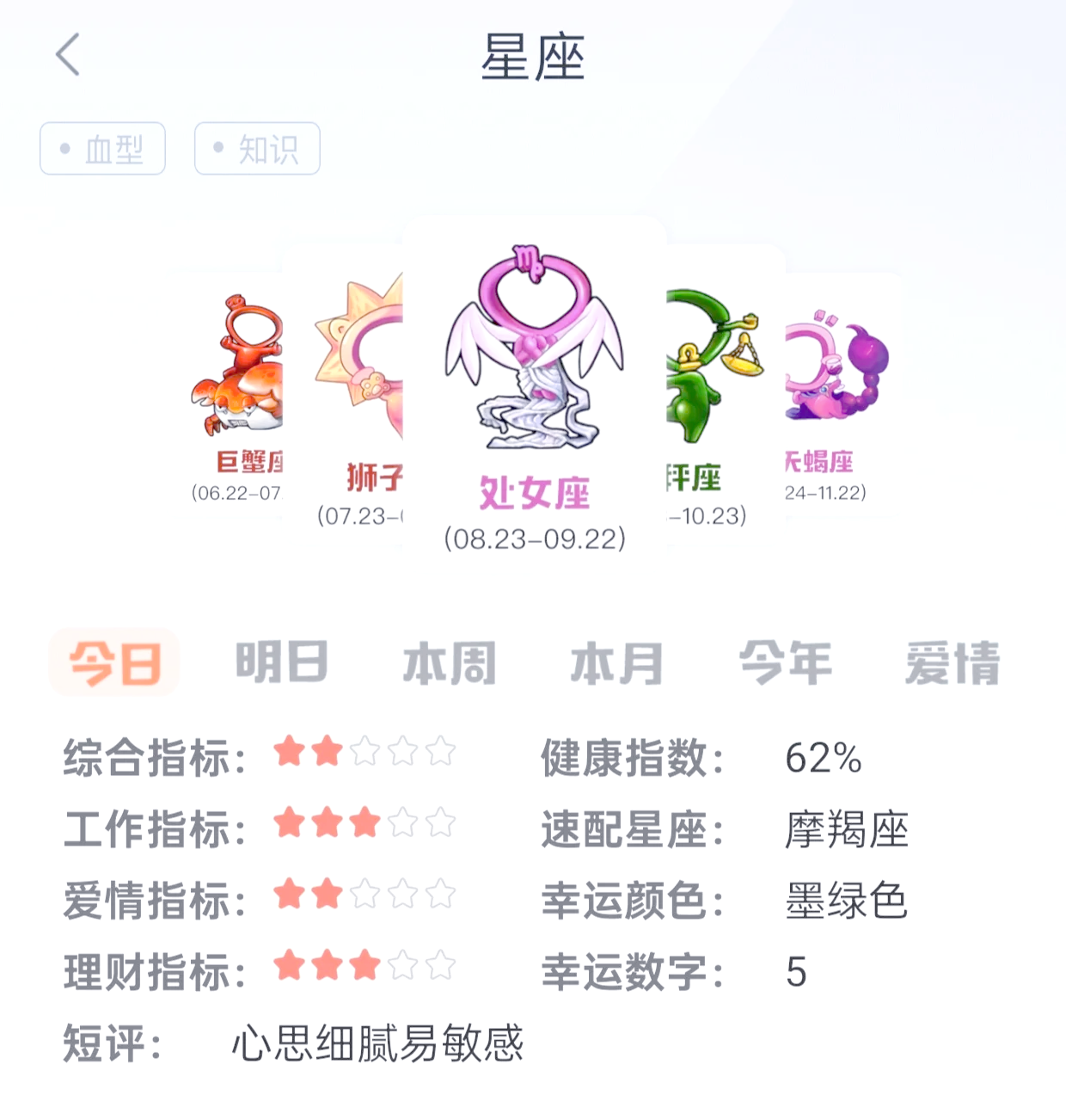 处女座运势今日最准,效能解答解释落实_游戏版121，127.12